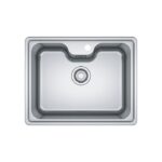 Franke Stainless Steel Sink Bell Series BELL BCX 610 61 ( 24 x 18 inches ) - Satin