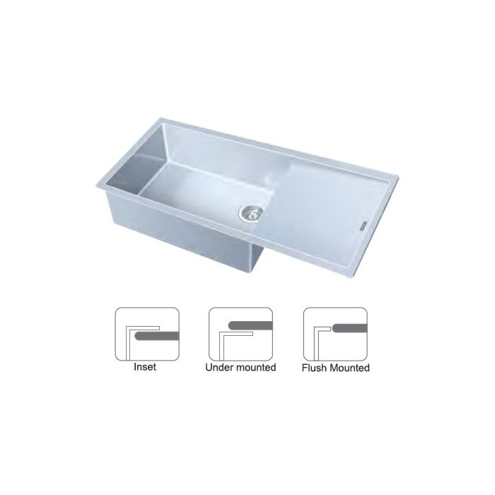 Franke Stainless Steel Sink Box Series BOX BXX 211 111 54 ( 36 x 18 inches  ) – Satin - Sree Home Solution